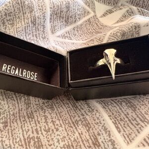 Silver Bird Skull Ring - Sculpted Statement